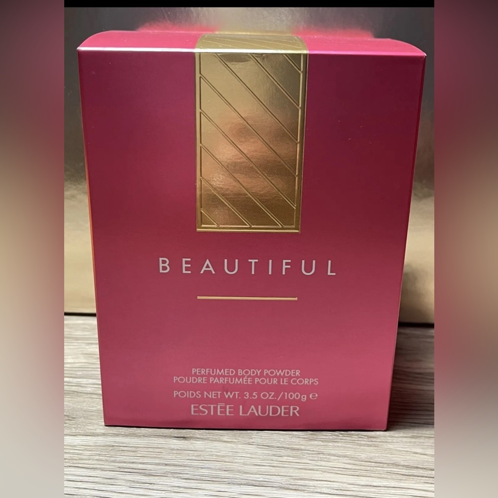 Estee Lauder Beautiful Perfume Body Powder 3.5 oz / 100g Full Size NEW